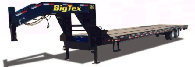 Gooseneck 40ft Straight Deck Flatbed Trailer