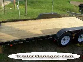 16FT TANDEM AXLE FLATBED/EQUIPMENT TRAILER