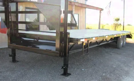 GOOSENECK 25FT TA FLATBED TRAILER