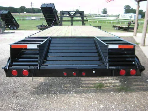 BLACK 35FT (30+5) DECK OVER EQUIPMENT TRAILER