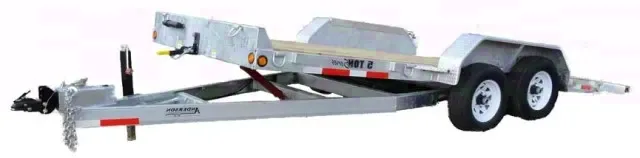 SILVER 16FT EQUIPMENT TRAILER