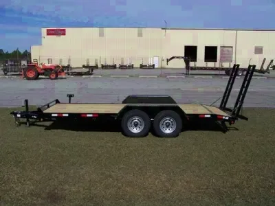 18FT BLACK BP EQUIPMENT TRAILER