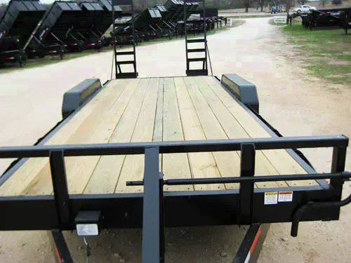 20FT BUMPER PULL LOWBOY EQUIPMENT TRAILER