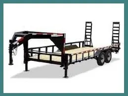 18+2FT Low Profile Gooseneck Flat Bed Equipment