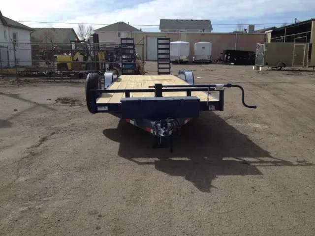 24FT BLACK BP EQUIPMENT TRAILER