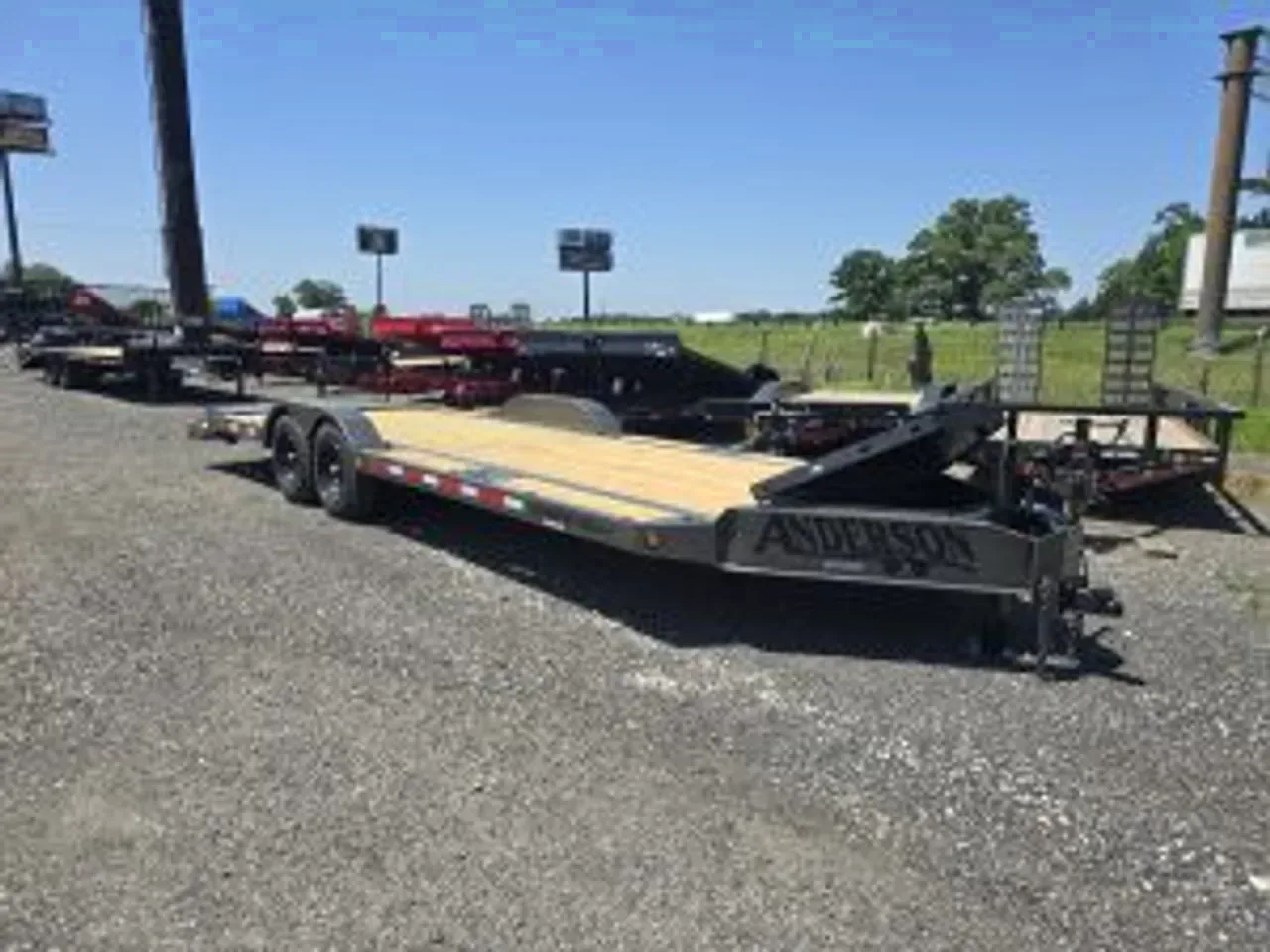 Equipment Trailer 2026 6.83X24 Anderson trailers 24′ 18K Equipment Trailer Super Ramps -DTE8224-105784 6.83 ft. x24 ft.
