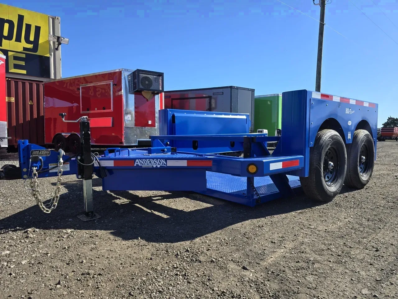 Equipment Trailer 2026 6X10 Anderson trailers 6X10 HGL Tandem Axle 14K Forklift / Equipment Trailer -HGL610-105778 6 ft. x10 ft.
