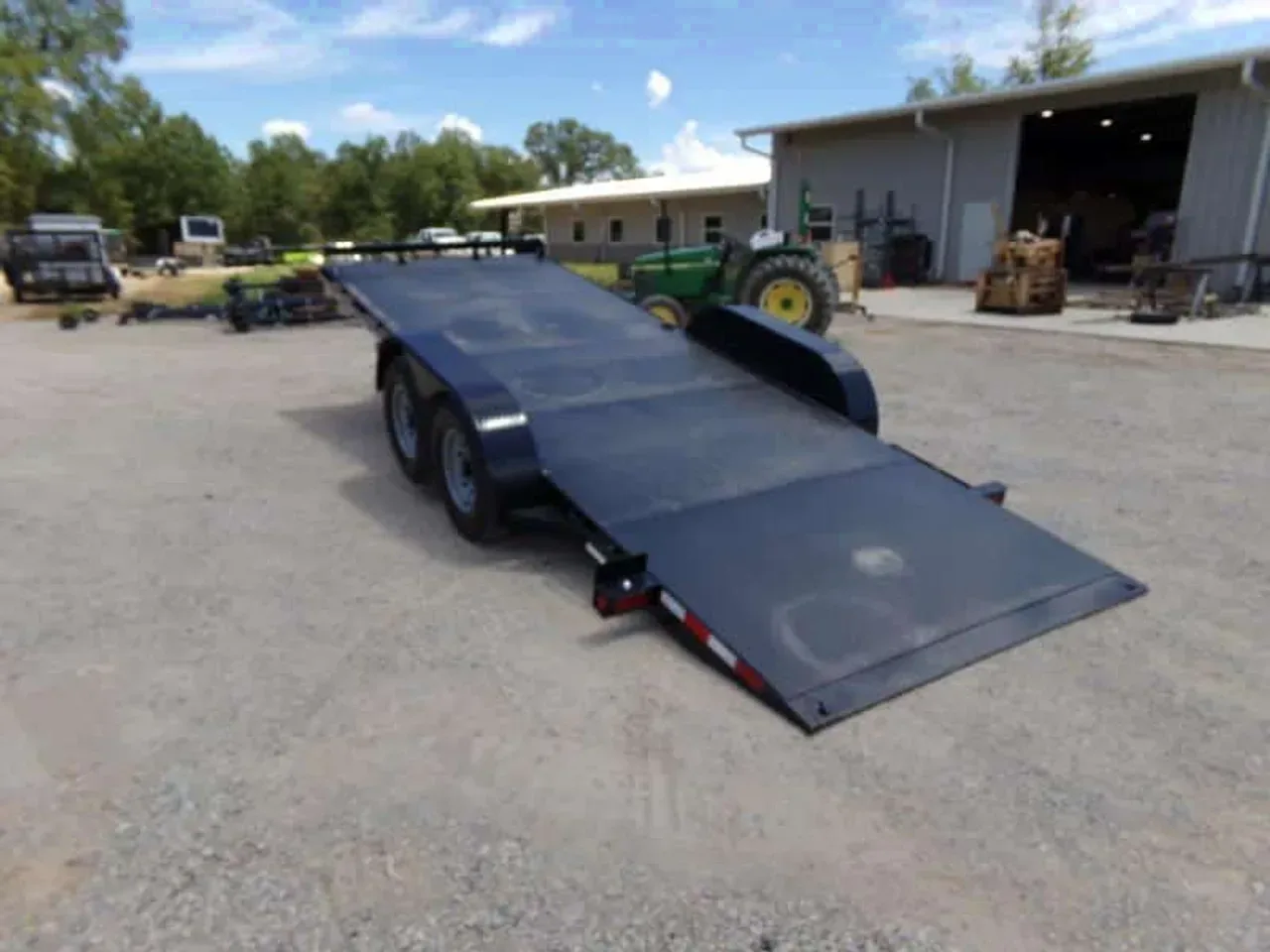 Equipment Trailer 2026 7X20 Hawke Trailers 82×20 12k Hydraulic tilt deck -DTE8220-000675 7 ft. x20 ft.