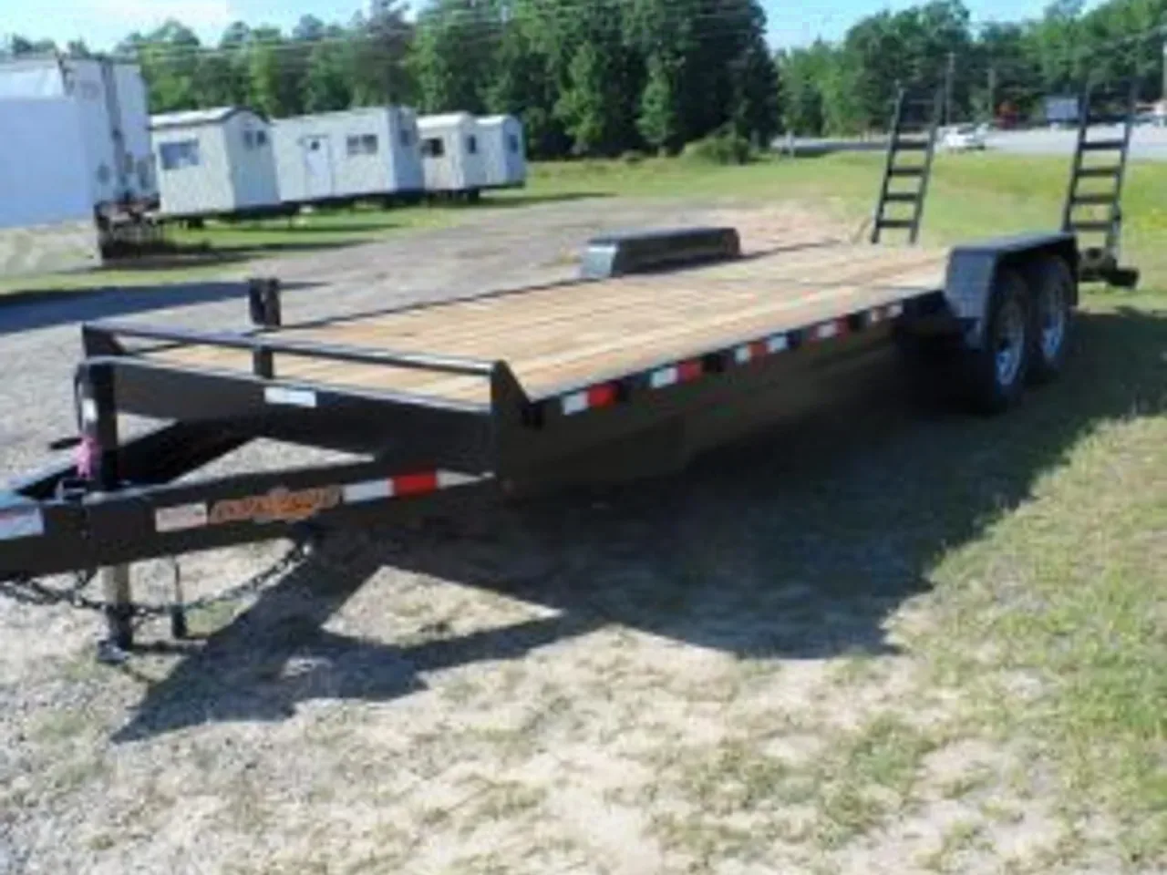 Equipment Trailer 2026 7X24 Down 2 Earth Trailers 82×24 14k Wood Deck 7×24 equipment trailer -DTE8224-133403 7 ft. x24 ft.