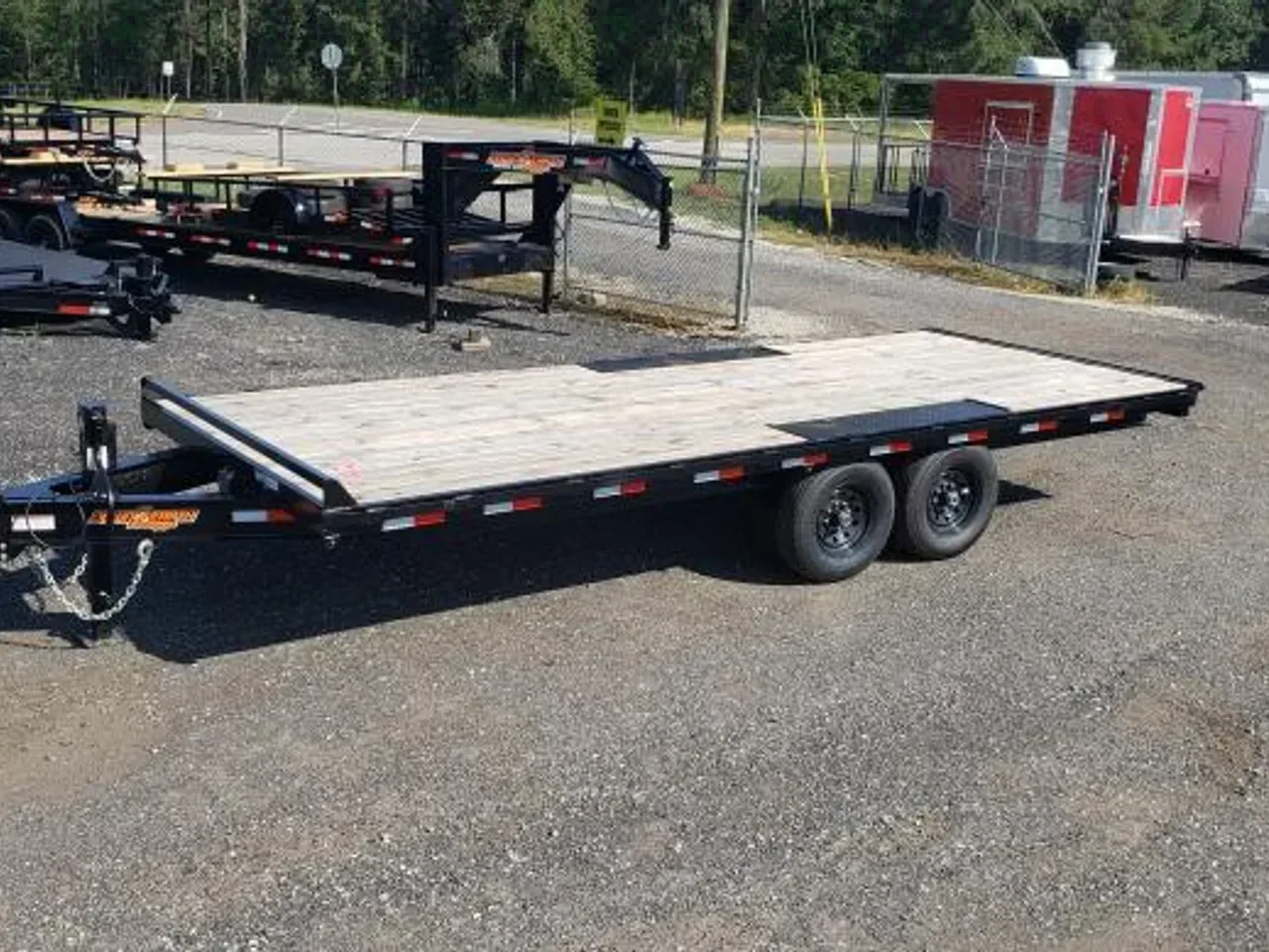 Flatbed Trailer 2026 8.5X20 Down 2 Earth Trailers 102 x 20-14k deck over equipment trailer flatbed -dte10220-133624 8.5 ft. x20 ft.