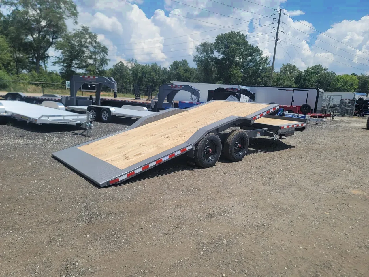Equipment Trailer 2026 8.5X22 Midsota 102X22 17.6k Midsota Gravity Tilt drive over fender trailer -DTE10222-TBWB22-126695 8.5 ft. x22 ft.