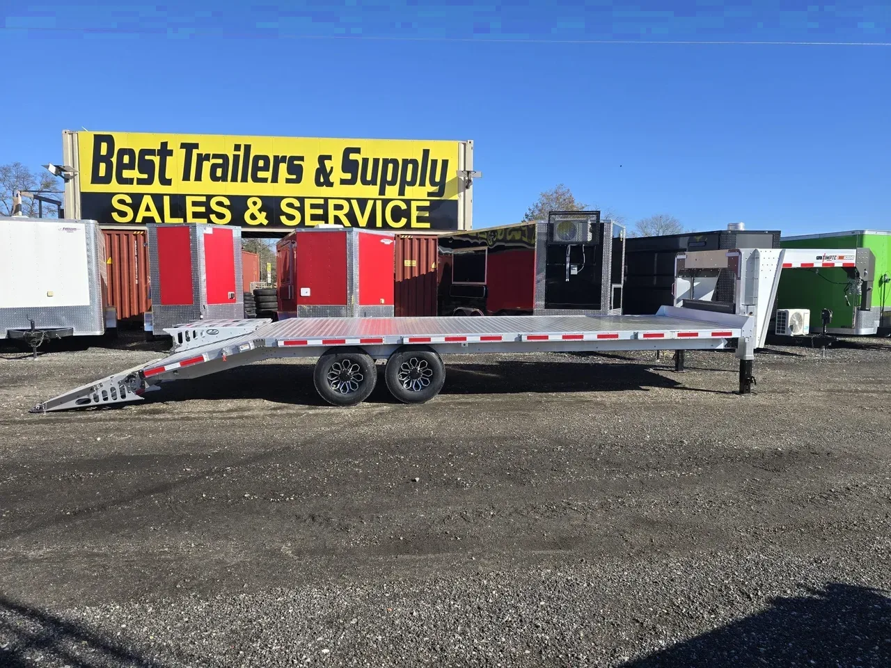 Aluminum 2026 8.5X26 Timpte 8.5×26 16K Aluminum Deck Over Gooseneck Equipment Hauler -alumgn1626-003573 8.5 ft. x26 ft.