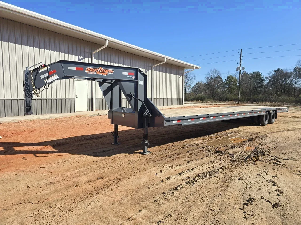 Equipment Trailer 2026 8.50X40 Down 2 Earth Trailers 8.5×40 Deck Over Dual Tandem Gooseneck Equipment Trailer -DTEGNDO10240-125832 8.50 ft. x40 ft.