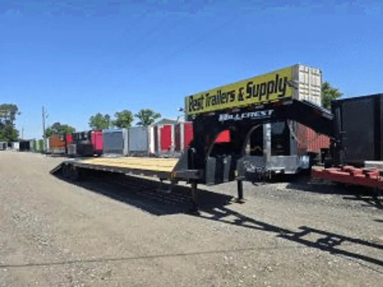 Equipment Trailer 2027 8.50X40 Hillcrest Trailers 8.5X40 25K Gooseneck Deckover Equipment Trailer With Hydraulic Dovetail -DTEGN10240-000853 8.50 ft. x40 ft.