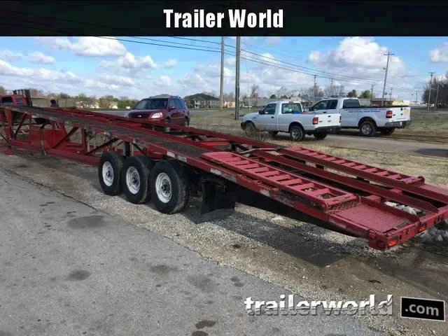 USED Kaufman 50 ft Wedge Car Hauler Flatbed Trailer - Bowling Green, KY