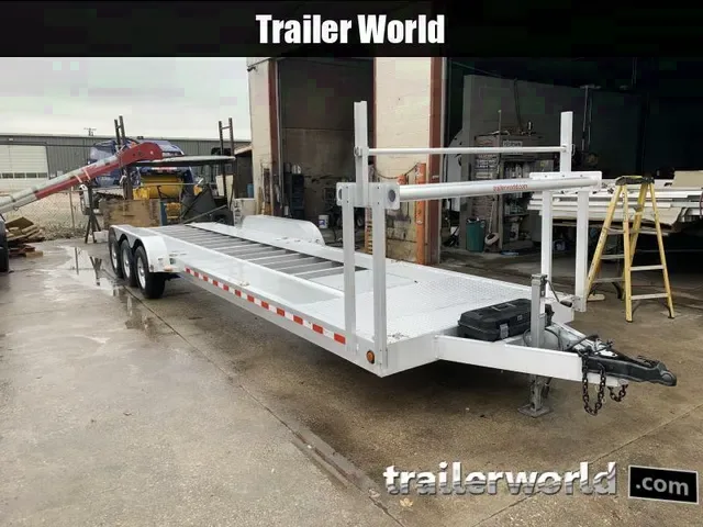 2008 Trailer World 35' Aluminum 2-Car Hauler Trailer