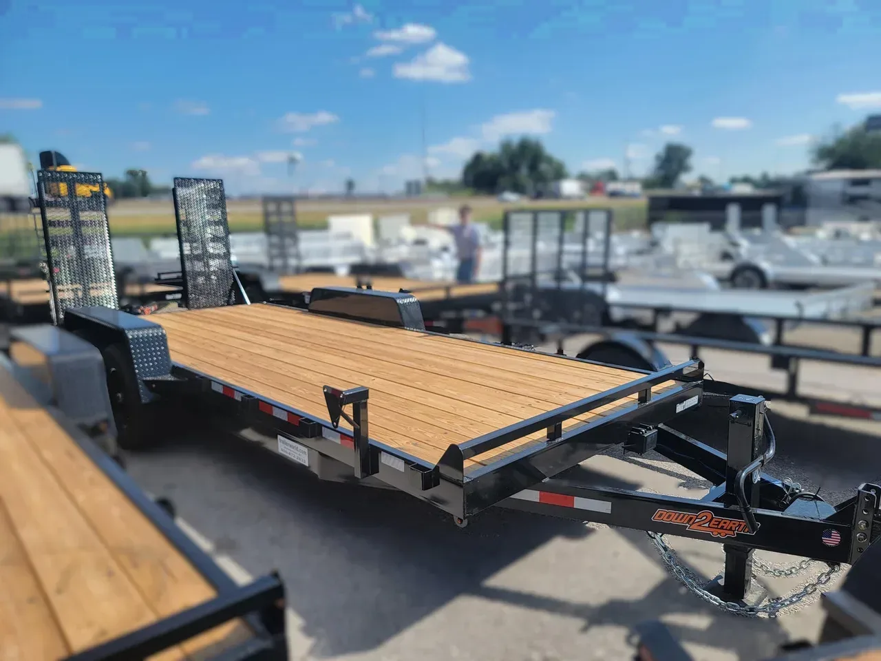 133385 - 2026 Down 2 Earth 82"X20' Equipment Trailer (2) X 7k Axles Equipment Trailer