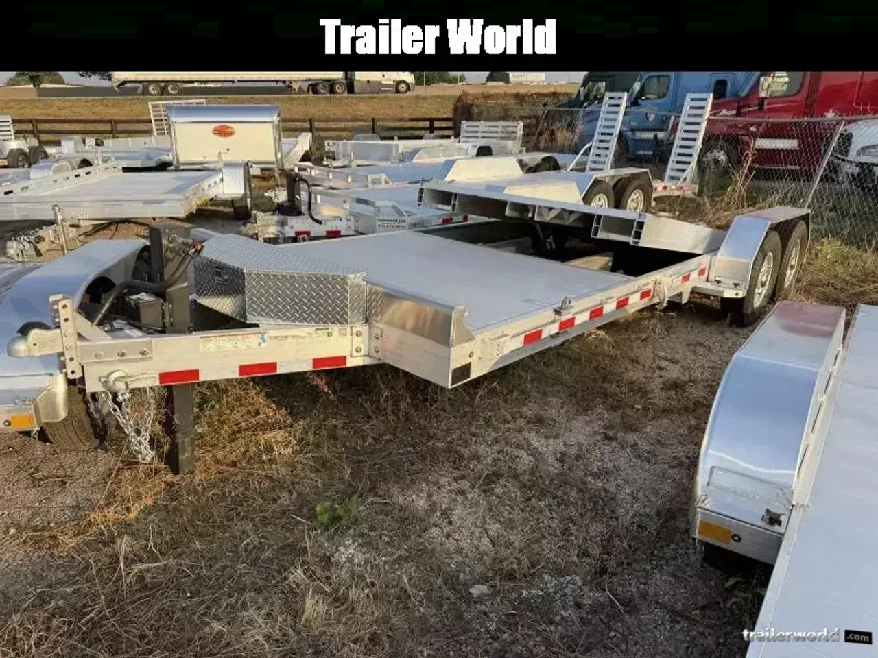 268598 - 2024 Aluma 8222-14K 22' 16+6 Tilt Bed Equipment Trailer (2)7K Axles Equipment Trailer