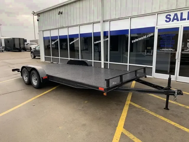 2021 Rogers 7x20 Open Car Hauler Flatbed Trailer