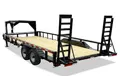 20ft Lowboy Gooseneck Equipment Trailer w/Side Rails