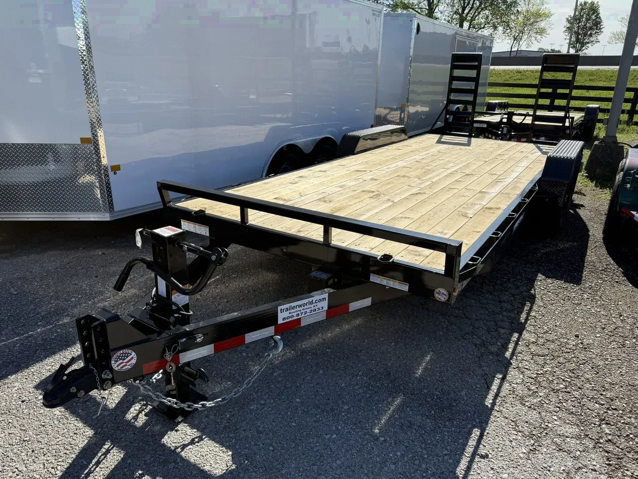 480761 - 2026 Sure-Trac 7' x 20' (18 + 2) Equipment (2)7K Axles Equipment Trailer