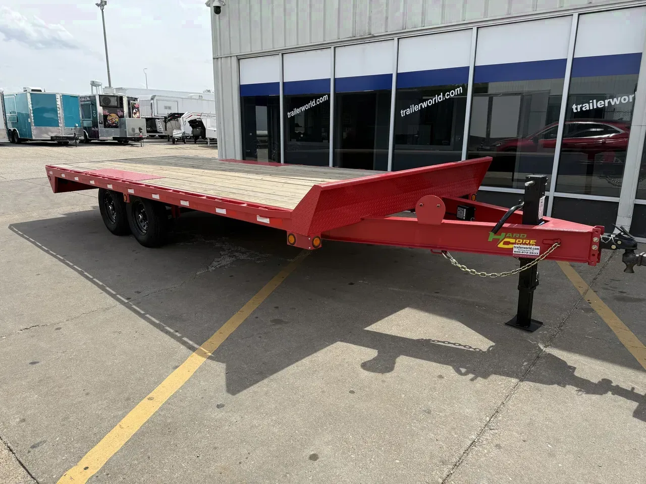 705303 - 2026 Hardcore 8.5' x 20' Deckover Slide-in Ramps (2)7K Axles Equipment Trailer