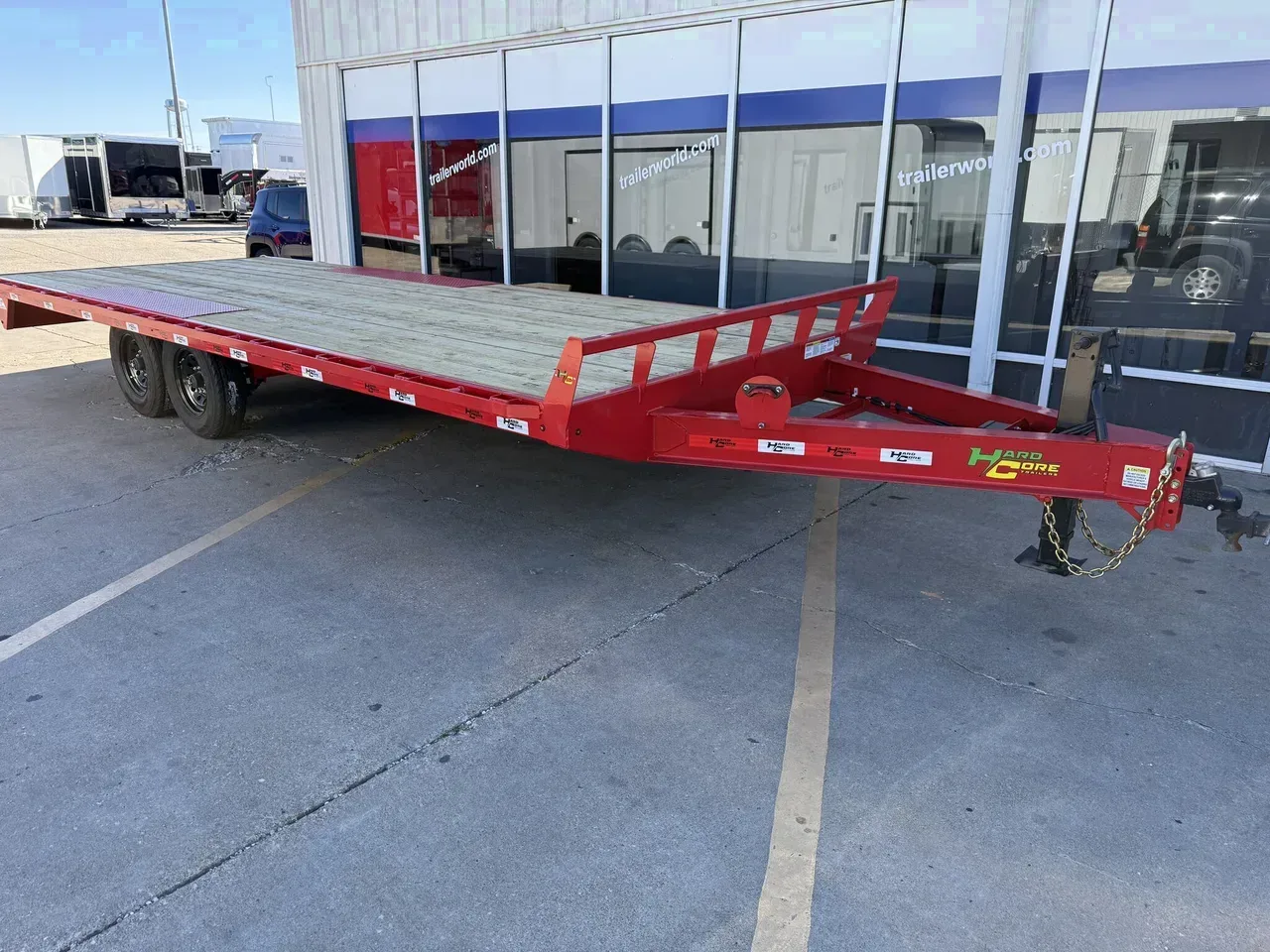 028377 - 2026 Hardcore 8.5' x 22' Flat Bed (2)8K Axles Equipment Trailer Equipment Trailer
