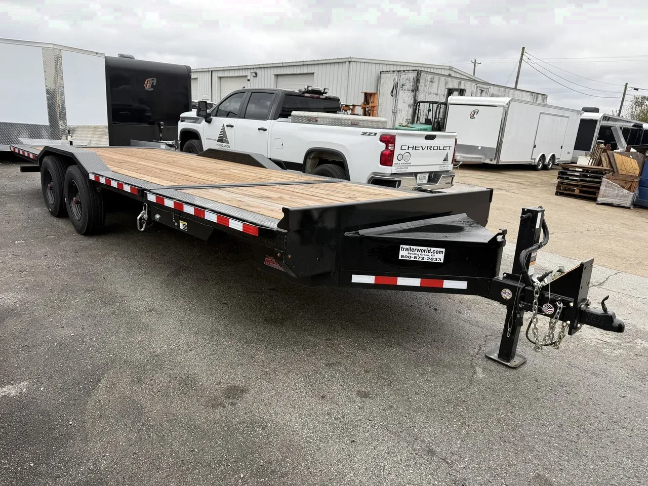 123918 - 2026 Midsota TBWB 102" x 24' Tilt Bed Wide Body (2)10K Axles Equipment Trailer