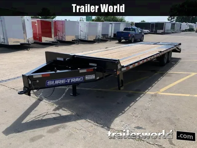 2025 Sure-Trac LowPro Deckover Flatbed Trailer 8.5x25 - 17.6K GVWR