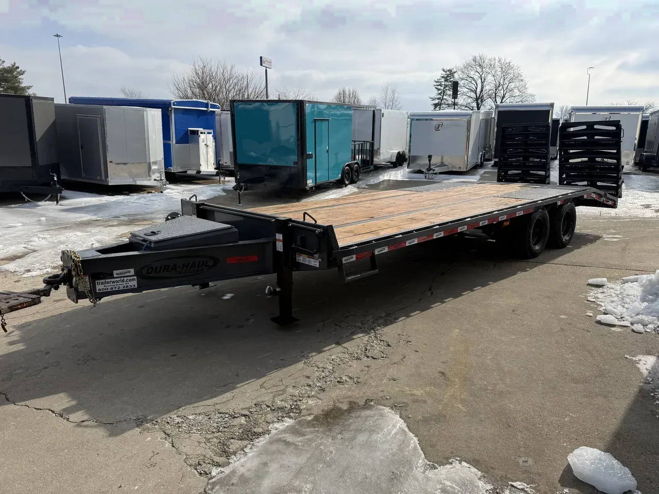 011369 - 2026 Dura-Haul 102" X 25' (20+5) (2)12K Axles Low Profile Pintle Equipment Trailer