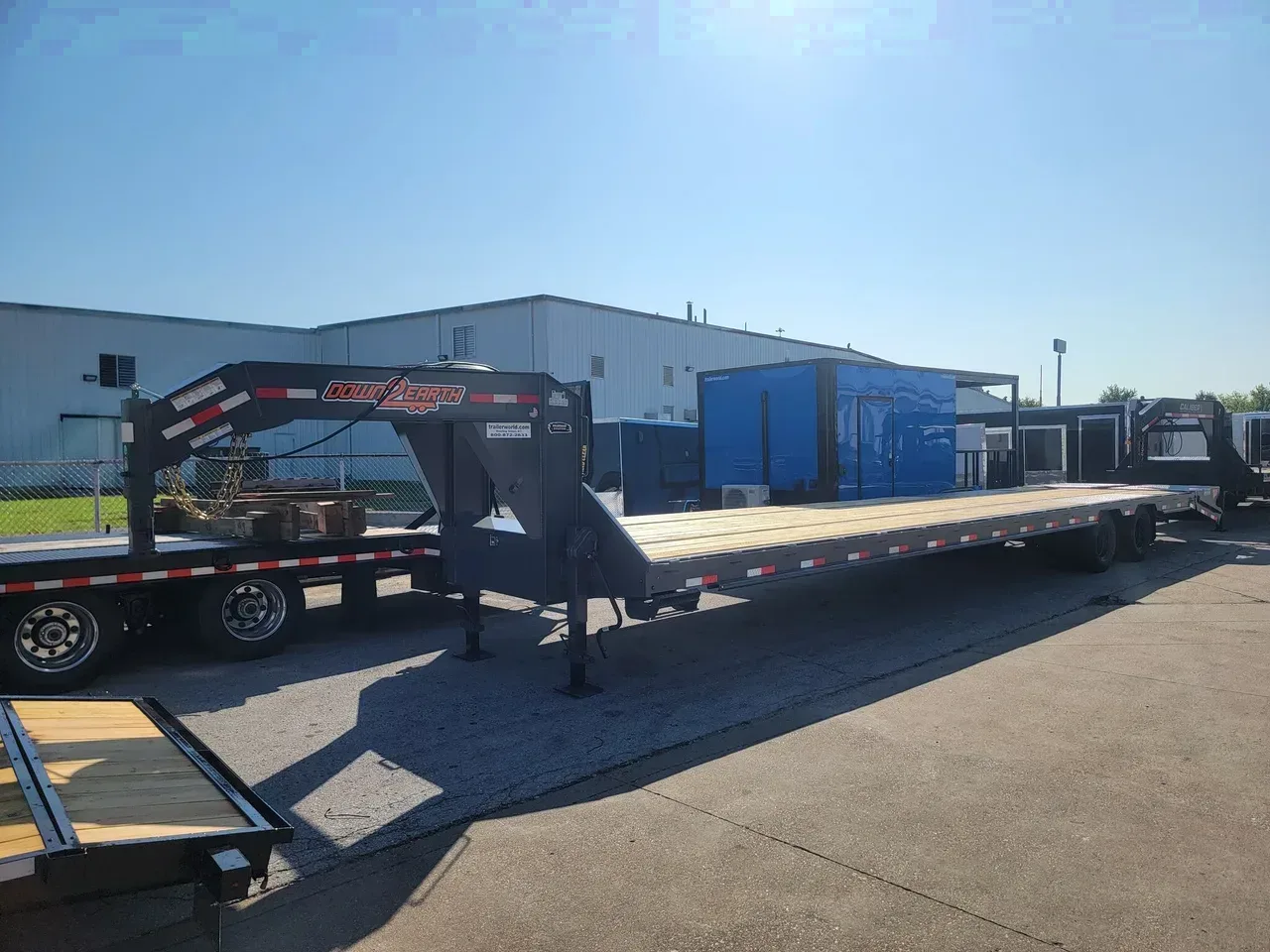 133350 - 2026 Down 2 Earth 8.5' X 40' (35+5) Gooseneck Equipment 2X12k Axles Equipment Trailer