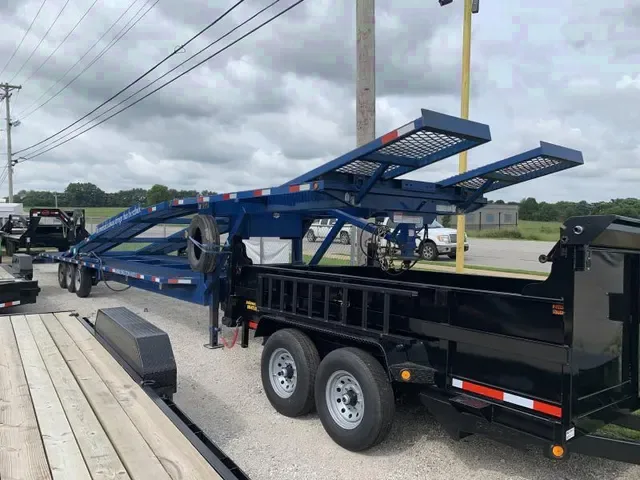 2021 Kaufman Trailers EZIV 47' 4 CAR HAULER Flatbed Trailer