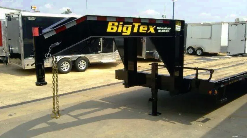 20+5ft tandem 20,000# Axle Gooseneck-Black Frame