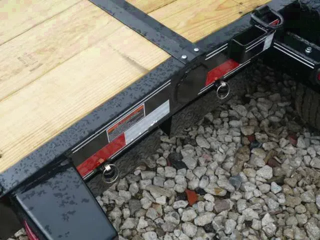 16ft Open BP Flatbed/Equipment Trailer