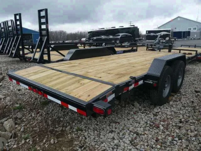 20ft Open Equipment/Flatbed Trailer  w/7000# Axles