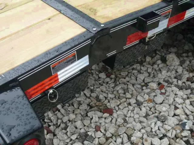 20ft Open Equipment Trailer  w/ Axles 		         (2)-7000#
