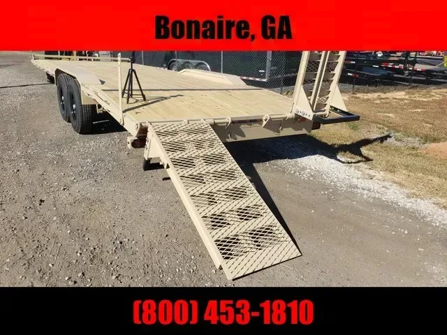 Down 2 Earth equipment trailer102x24 drive over fenders 14k gvwr