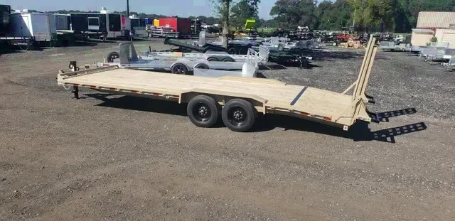 Down 2 Earth equipment trailer102x24 drive over fenders 16k gvwr