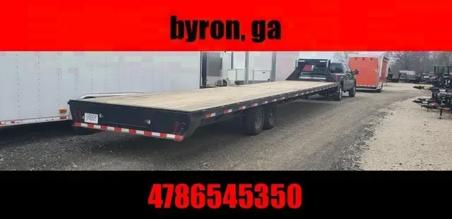 40 ft gooseneck deckover Hotshot Flatbed Trailer