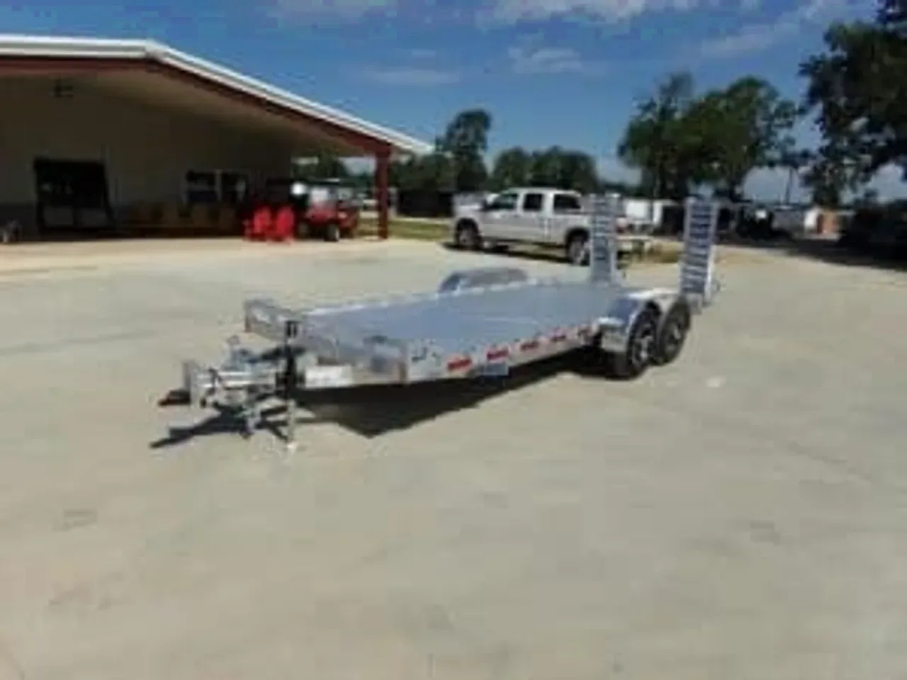Equipment Trailer 6.42X20 Mission 7X20 14K aluminum equipment bobcat flatbedtrailer -alum720-MPAT6520-003613 6.42 ft. x20 ft.