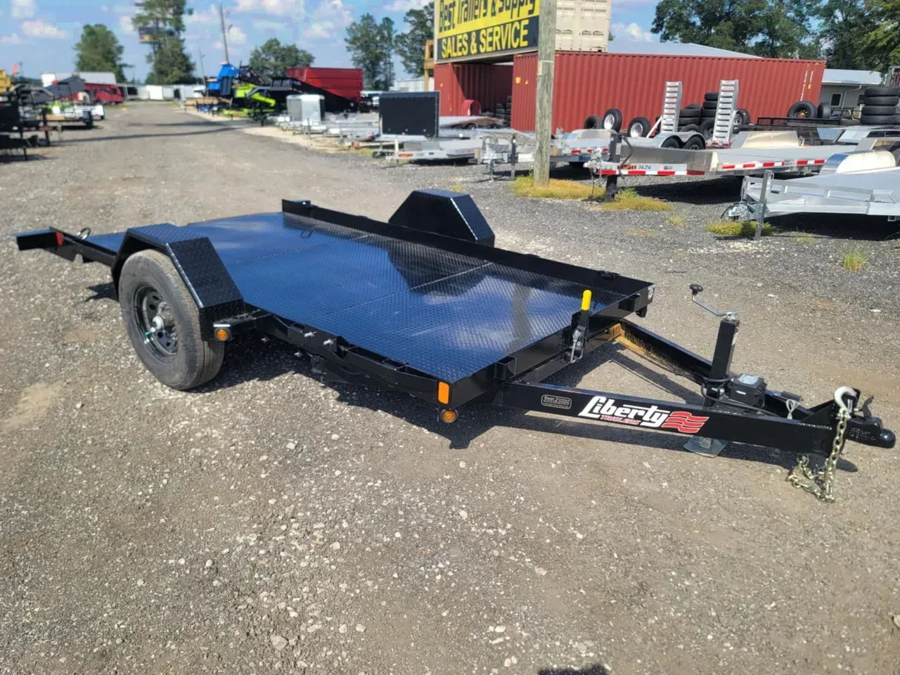 Equipment Trailer 2024 6.7X12 Liberty Industries Inc. 6.7×12′ Steel Deck Gravity Tilt Equipment Trailer-DTE7912-042093 6.7 ft. x12 ft.