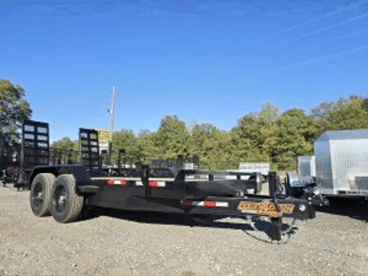 Equipment Trailer 2025 6.83X16 Down 2 Earth Trailers 7×16 Tandem Axle16K Wood Deck Equipment Trailer -dte8216-122959 6.83 ft. x16 ft.