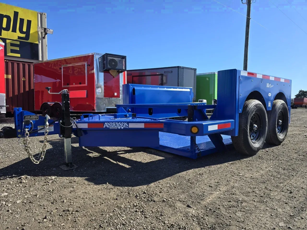 Equipment Trailer 2026 6X10 Anderson trailers 6X10 HGL Tandem Axle 14K Forklift / Equipment Trailer -HGL610-105778 6 ft. x10 ft.