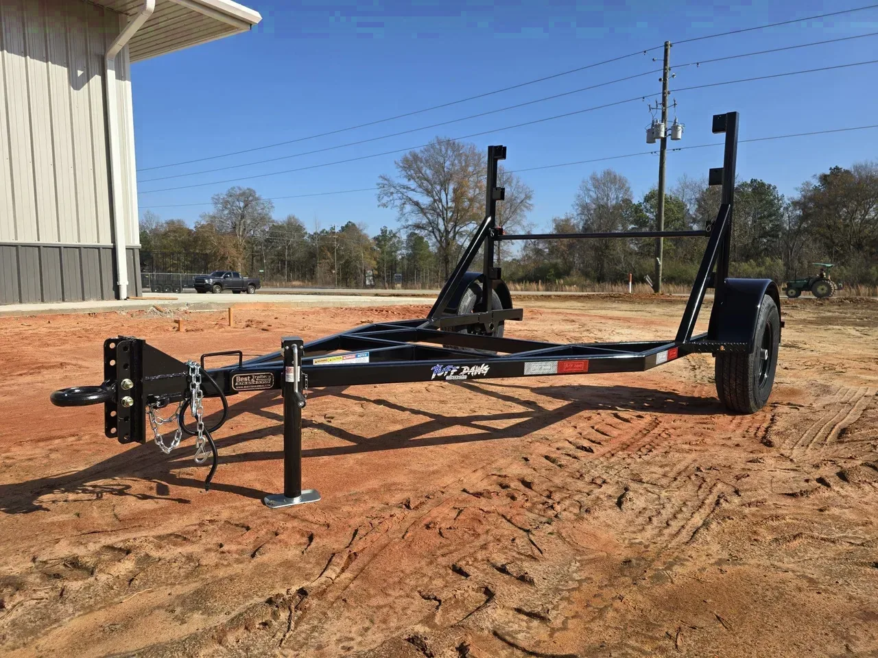 Equipment Trailer 2025 6X10 Tuff Dawg Trailers 6X10 Single Reel/Spool Fiber Trailer -REEL110-000408 6 ft. x10 ft.
