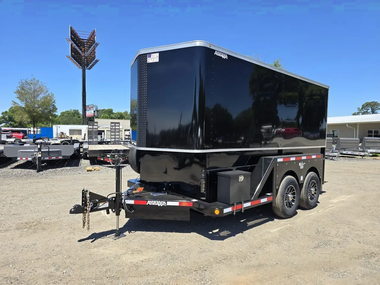 Equipment Trailer 2026 6X14 Anderson trailers HGL 614 Enclosed Drop Deck Trailer -ANDHGL-E614-107333