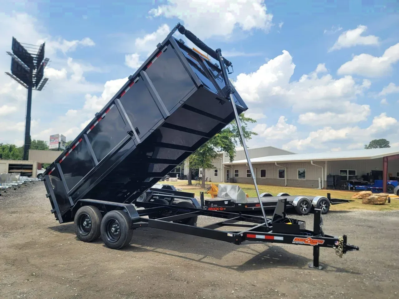 Dump Trailer 2026 7X16 Down 2 Earth Trailers 7×16′ 16K 48 high side equipment dump trailer -dump716T-118128 7 ft. x16 ft.