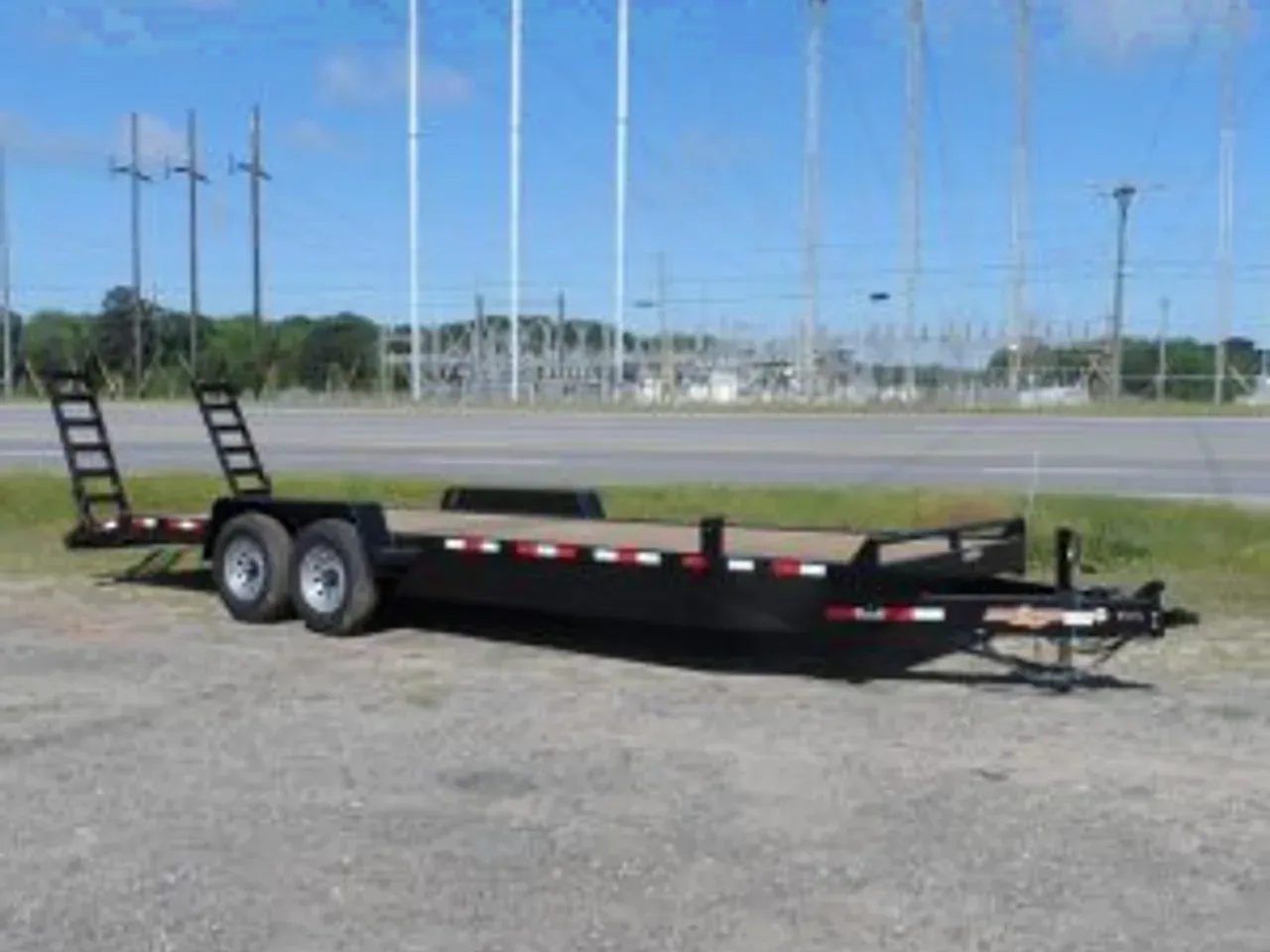 Equipment Trailer 2026 7X24 Down 2 Earth Trailers 82×24 14k Wood Deck 7×24 equipment trailer -DTE8224-130381 7 ft. x24 ft.