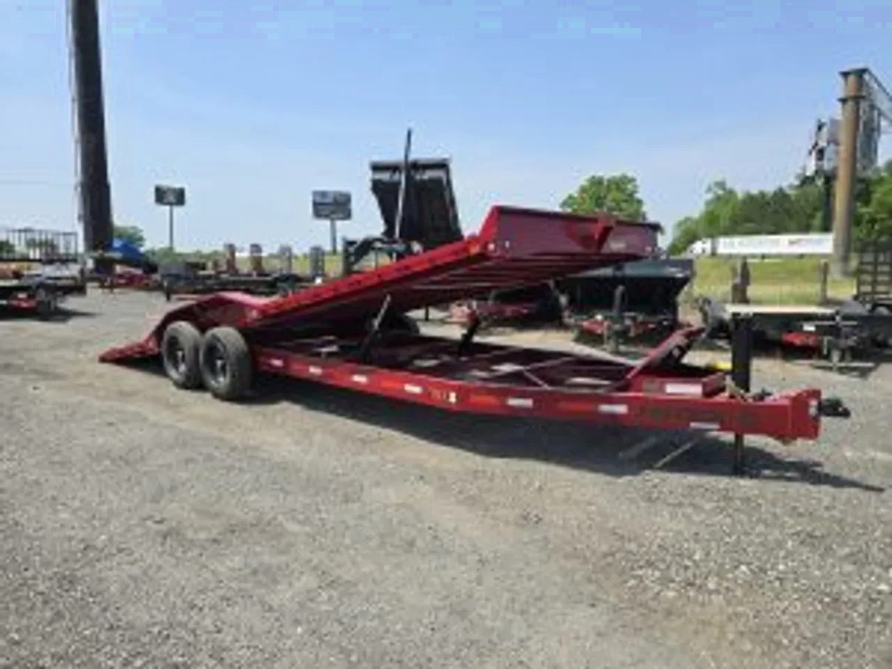 Equipment Trailer 2025 8.50X24 MAXXD Trailers T8X 8.5×24′ 17.5K power tilt drive over trailer Equipment Trailer-dte10224-T8X-126147 8.50 ft. x24 ft.