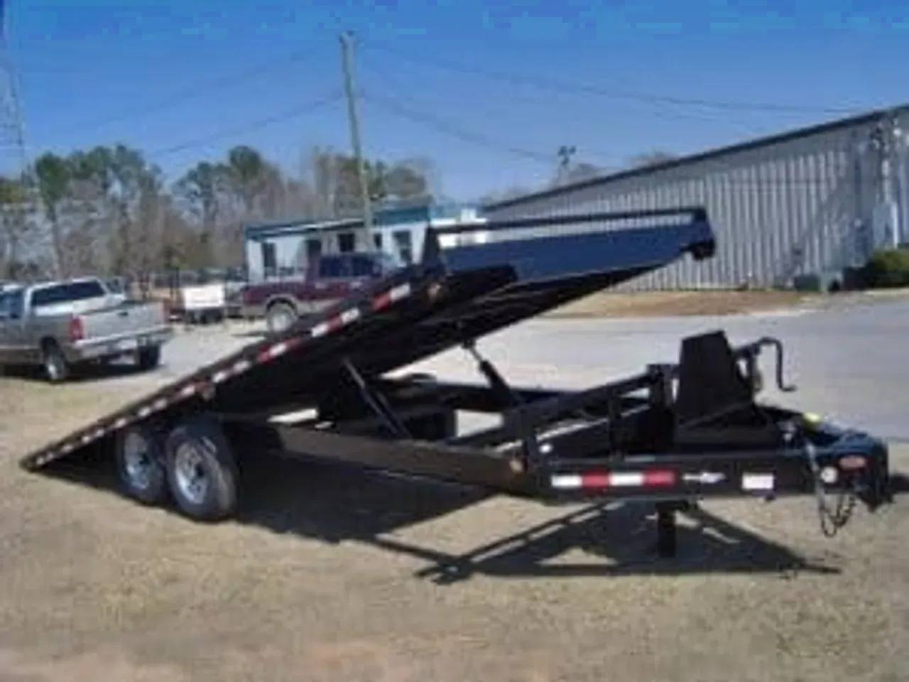 Equipment Trailer 2026 8.5X24 Down 2 Earth Trailers 8×24 hdy tilt 14k Wood Deck equipment atv trailer Deck Over -DTE10224DOPT-127865 8.5 ft. x24 ft.