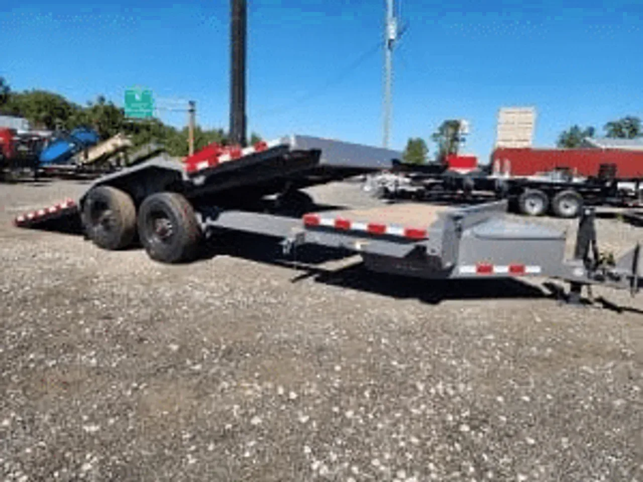 Equipment Trailer 2026 8.5X24 Midsota 102X24 22K Midsota Gravity Tilt wide body equipment trailer 10 ton -dte10224-TBWB24-128866 8.5 ft. x24 ft.